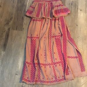 Free people strapless dress